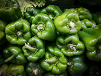 Full frame shot of bell peppers