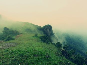 Scenic view of landscape against sky