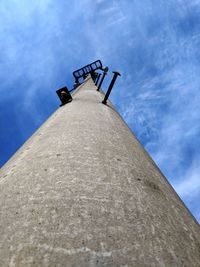 Low angle view of built structure against sky