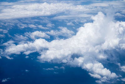 Low angle view of clouds in sky