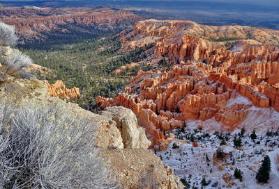 Idyllic shot of dramatic landscape at bryce canyon national park