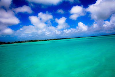 Scenic view of calm sea