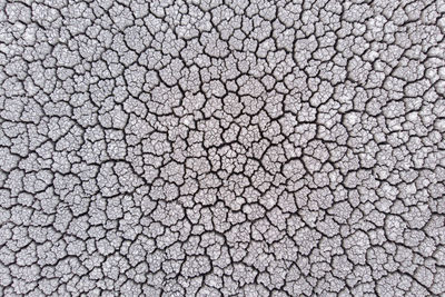 Full frame shot of cracked land