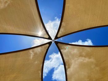 Low angle view of building against sky