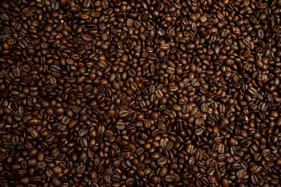 Full frame shot of coffee beans