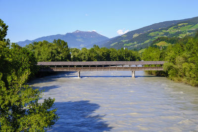 Scenic view of river against sky