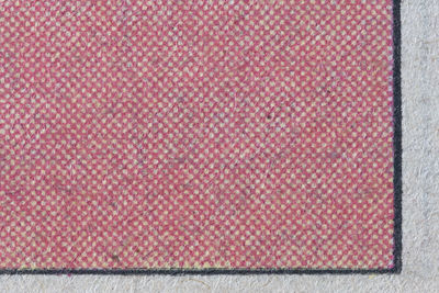 High angle view of pink fabric