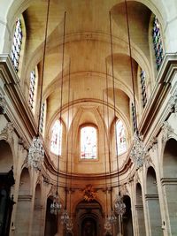 Low angle view of ceiling