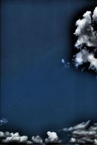 Low angle view of cloudy sky
