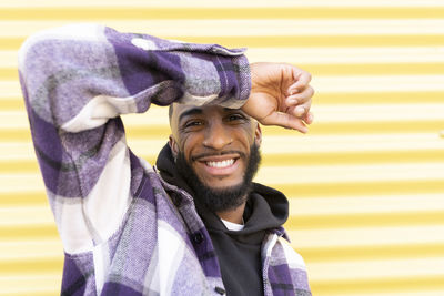 Portrait of smiling man