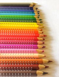 Close-up of multi colored pencils