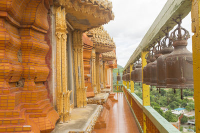 Panoramic view of a temple