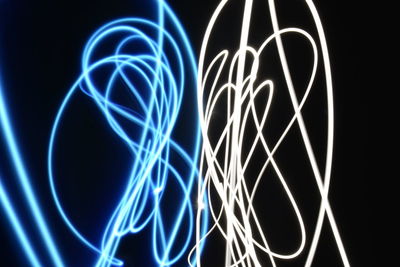 Light painting at night