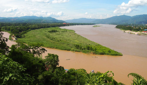 Scenic view of landscape against sky