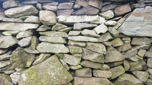 Full frame shot of stone wall