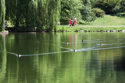 People in water