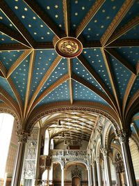 Low angle view of ceiling