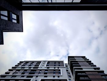 Low angle view of building against sky