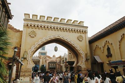 Group of people in historic building