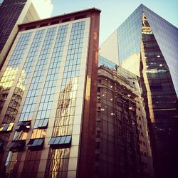 Low angle view of modern building