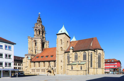 Historic building against blue sky