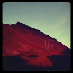 Panoramic view of mountain against sky