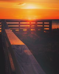 Scenic view of sunset