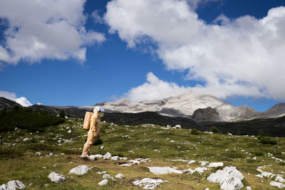 Scenic view of landscape against sky
