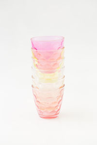 Close-up of drink against white background