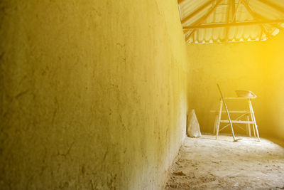 Interior of abandoned house