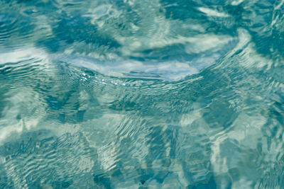 Full frame shot of water in swimming pool