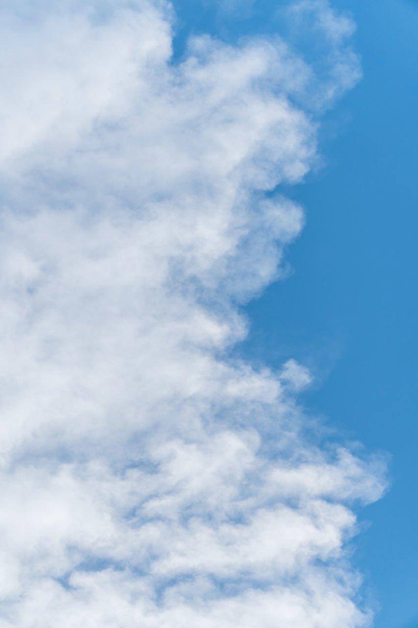 LOW ANGLE VIEW OF BLUE SKY