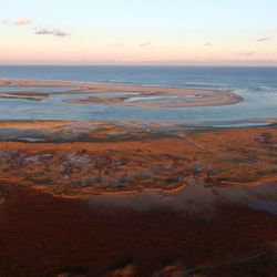 Aerial at chatham, cape cod