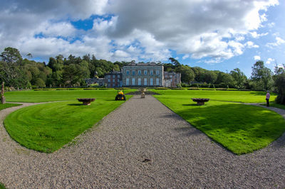 Lawn in garden