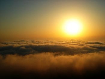 Scenic view of sky at sunset