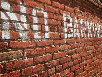 Full frame shot of brick wall