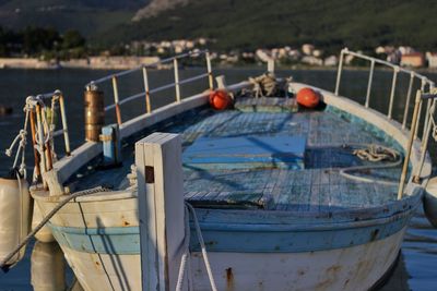 Boat in sea