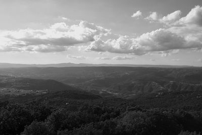 Scenic view of landscape against sky