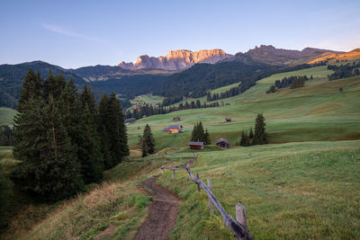 Scenic view of landscape against sky