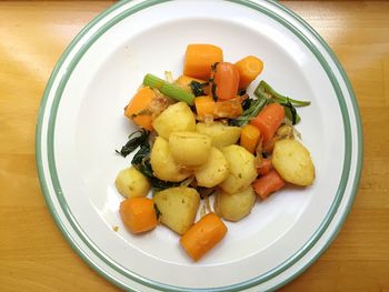 Close-up of food in plate