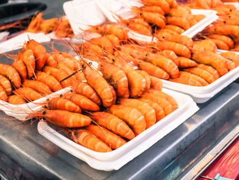 Fried squid with garlic pepper, thai street food