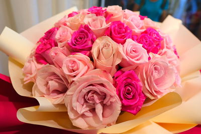 Close-up of pink roses