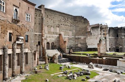 Imperial forum of emperor augustus. rome, italy