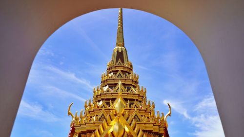 Low angle view of cathedral against sky