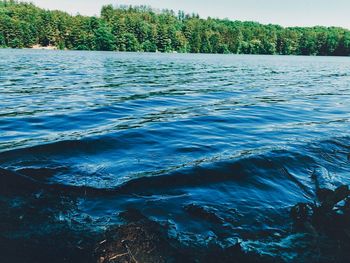 Scenic view of lake