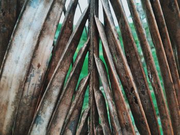 Full frame shot of wooden wall