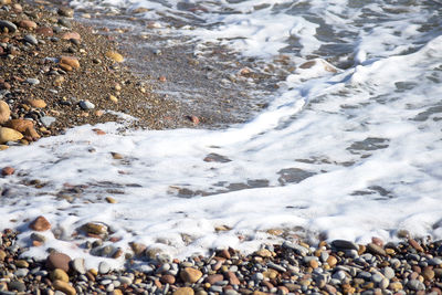 Rocks in sea