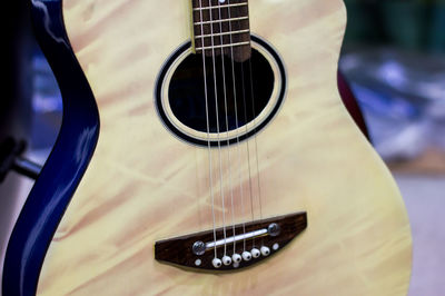 Close-up of guitar