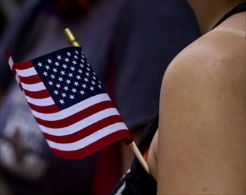 Close-up of flag