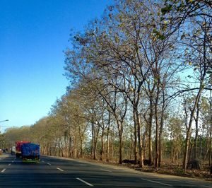 View of road against sky